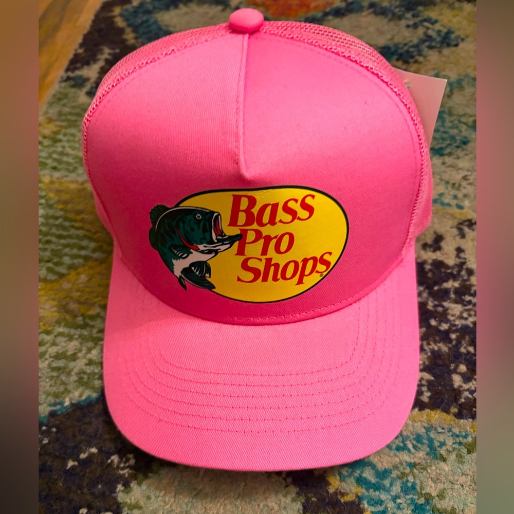 Bass Pro Shops Pink Trucker Hat